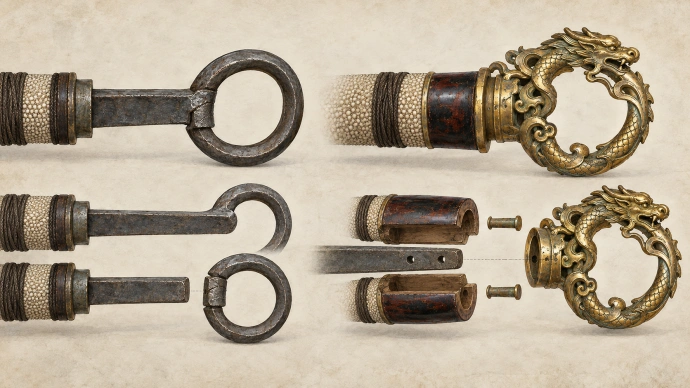 Forging and Mounting the Ring Pommel